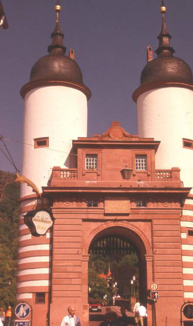 Heidelberg tower bridge
